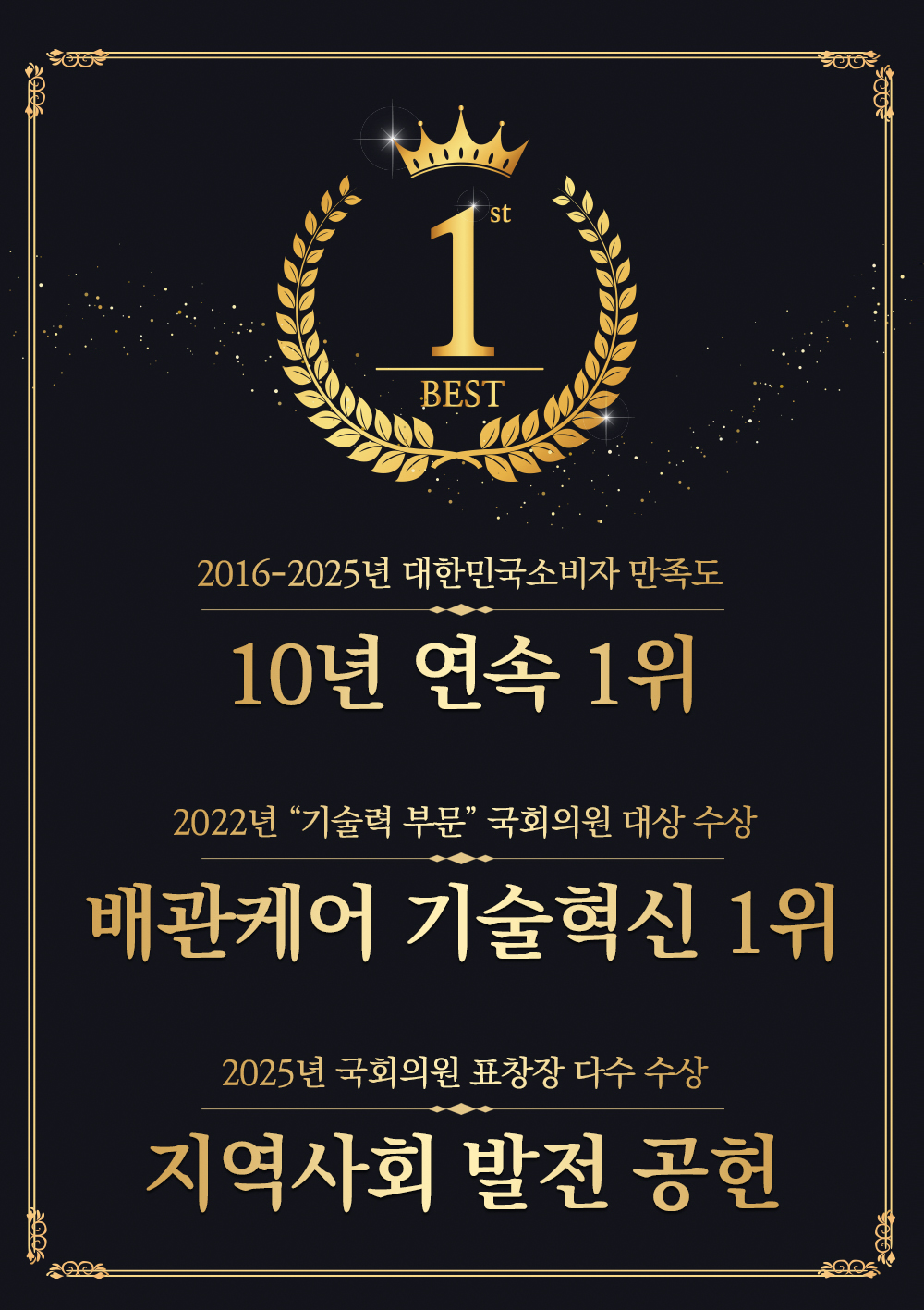 바른배관연구소 10년 연속 1위 수상